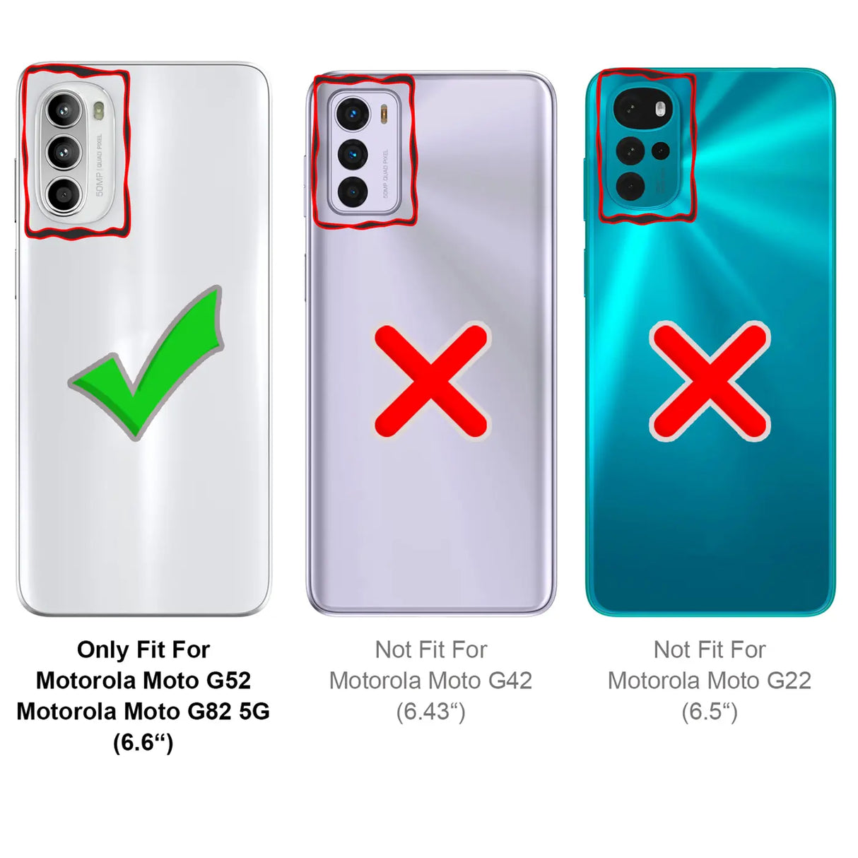 Kratzfeste und bruchsichere 9H Panzerfolie für Motorola Moto G52 / G82 5G