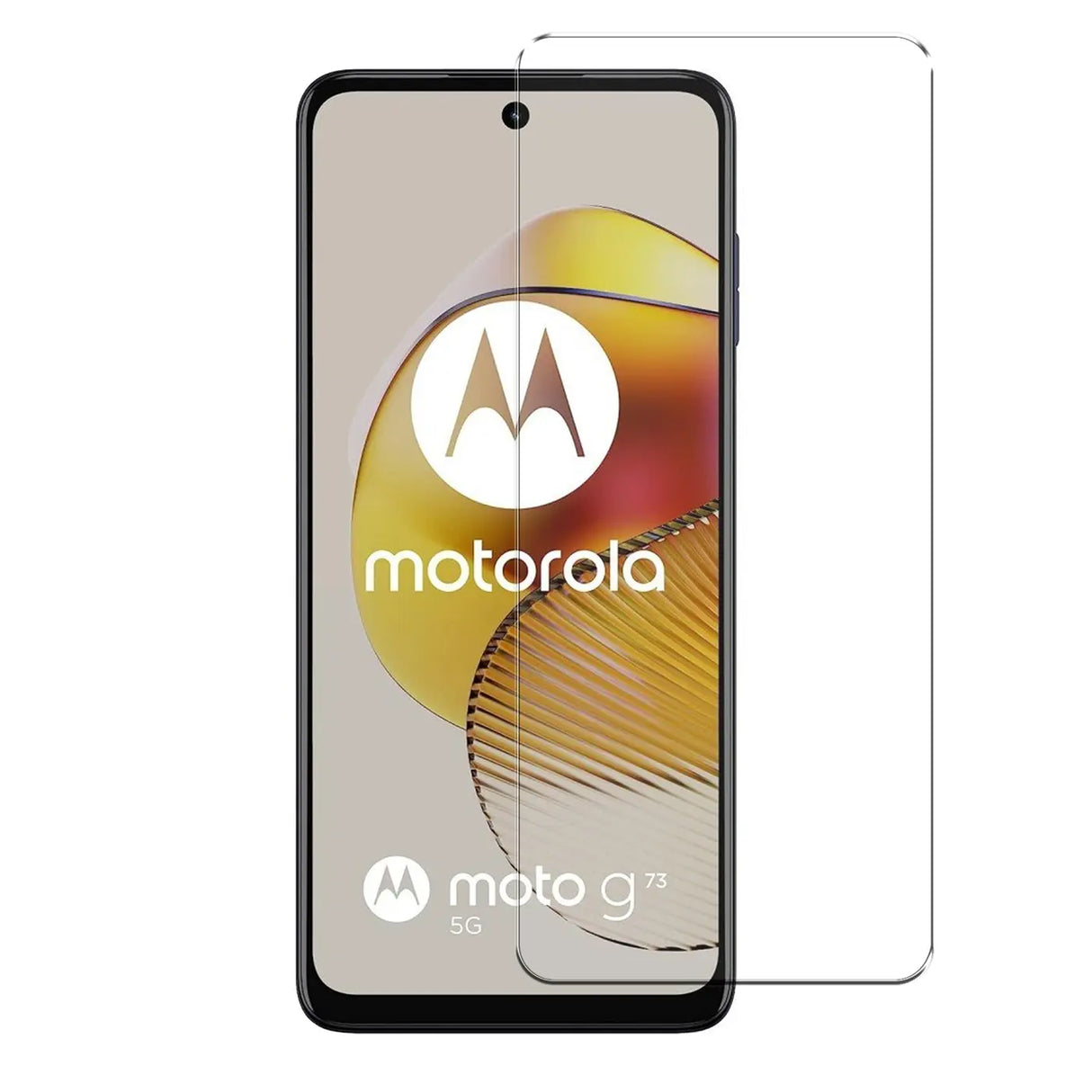 Kratzfeste und bruchsichere 9H Panzerfolie für Motorola Moto G73 5G