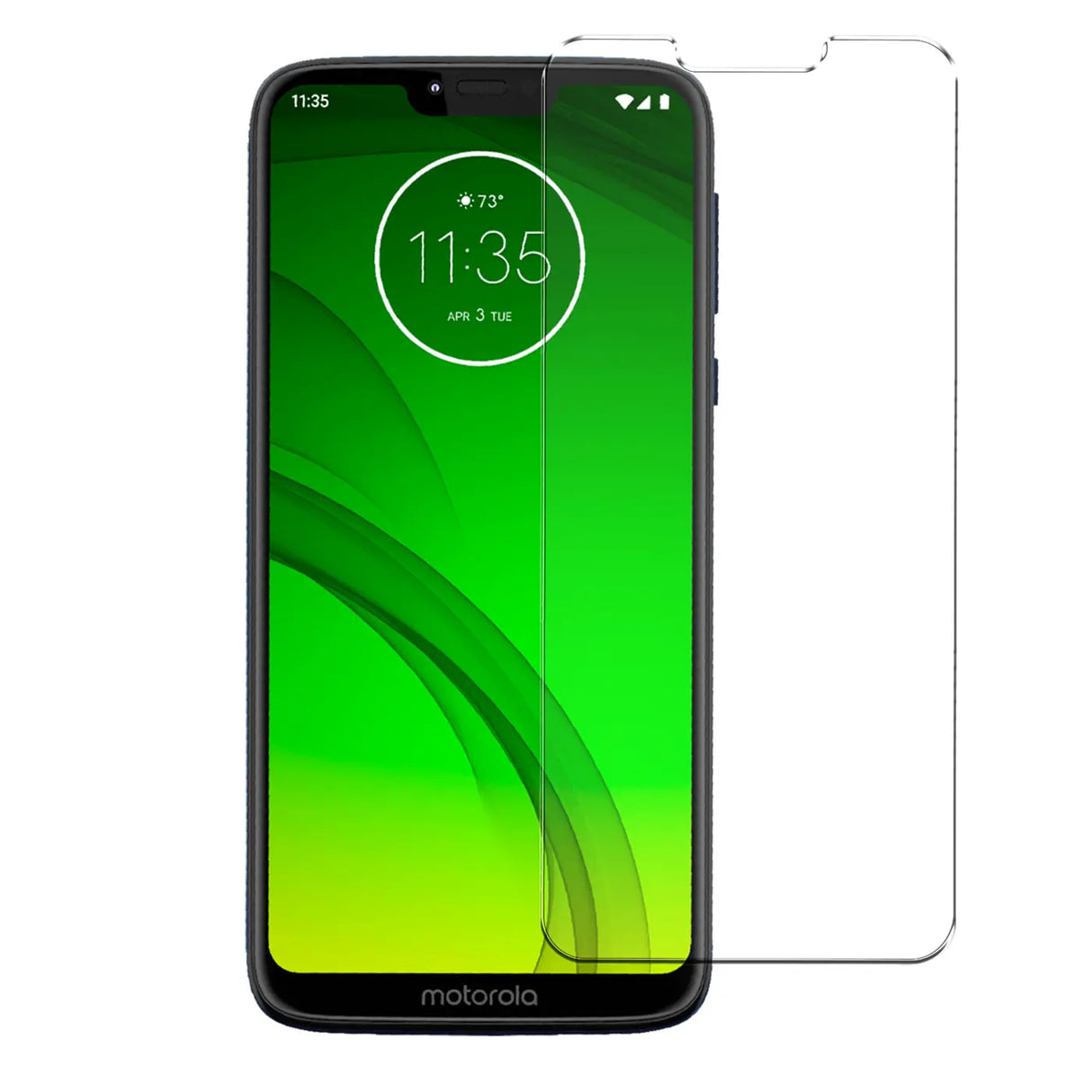 Kratzfeste und bruchsichere 9H Panzerfolie für Motorola Moto G7 Power