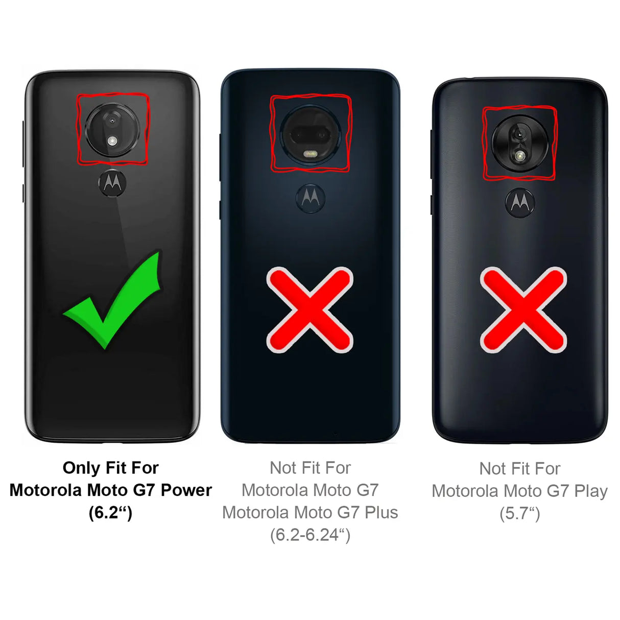 Kratzfeste und bruchsichere 9H Panzerfolie für Motorola Moto G7 Power