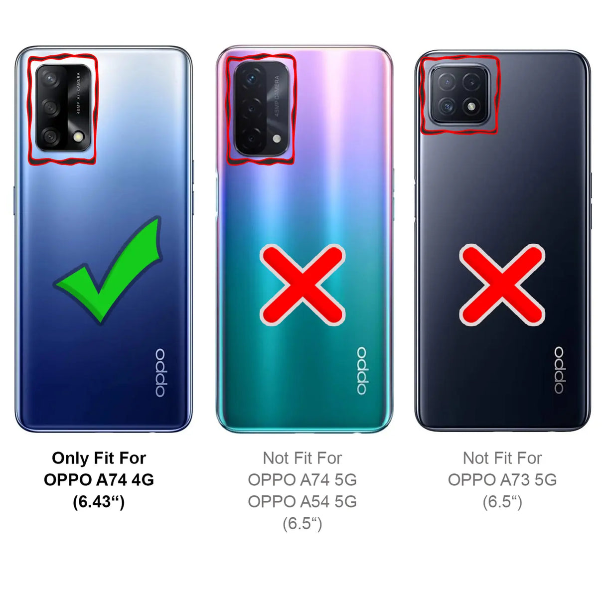 Kratzfeste und bruchsichere 9H Panzerfolie für Oppo A74 4G