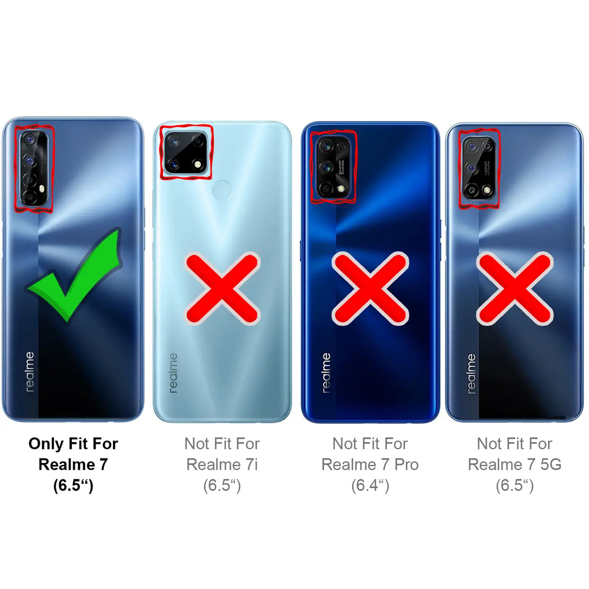 Kratzfeste und bruchsichere 9H Panzerfolie für Realme 7