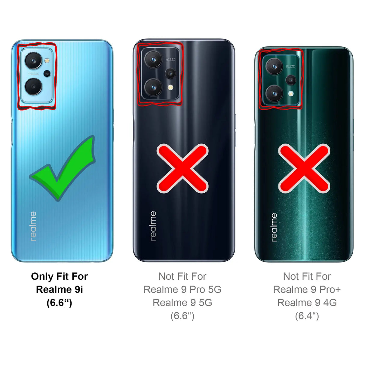 Kratzfeste und bruchsichere 9H Panzerfolie für Realme 9i