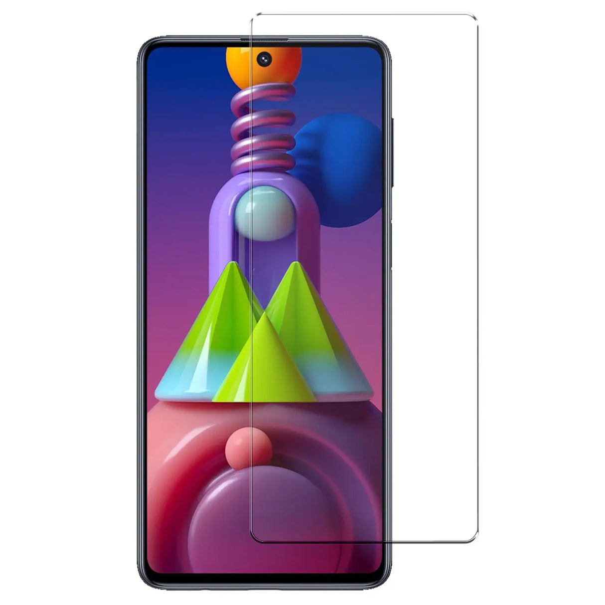 Kratzfeste und bruchsichere 9H Panzerfolie für Samsung Galaxy M51