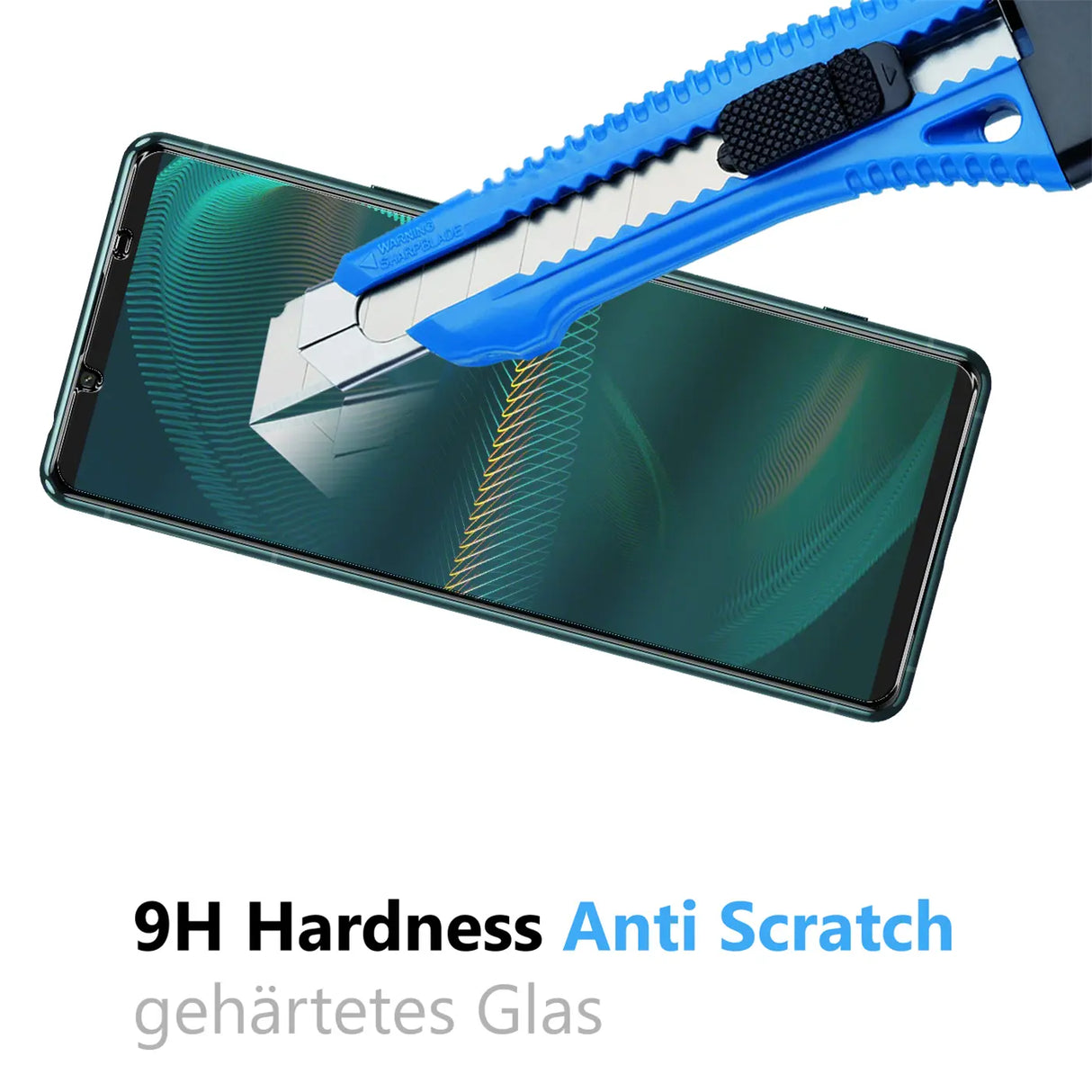 Kratzfeste und bruchsichere 9H Panzerfolie für Sony 5 V