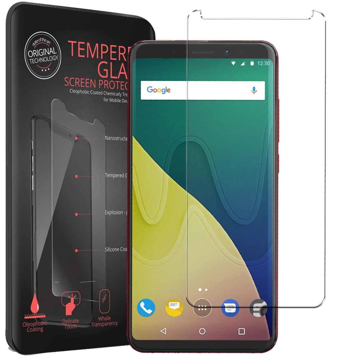 Kratzfeste und bruchsichere 9H Panzerfolie für Wiko View Z