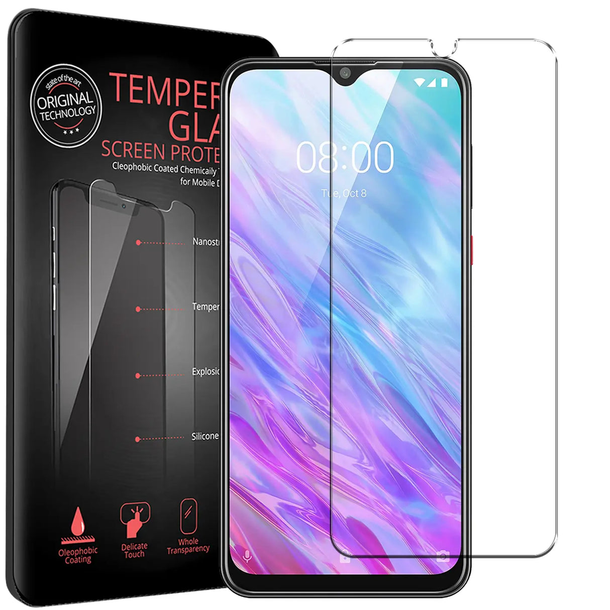 Kratzfeste und bruchsichere 9H Panzerfolie für ZTE Blade 10 Smart