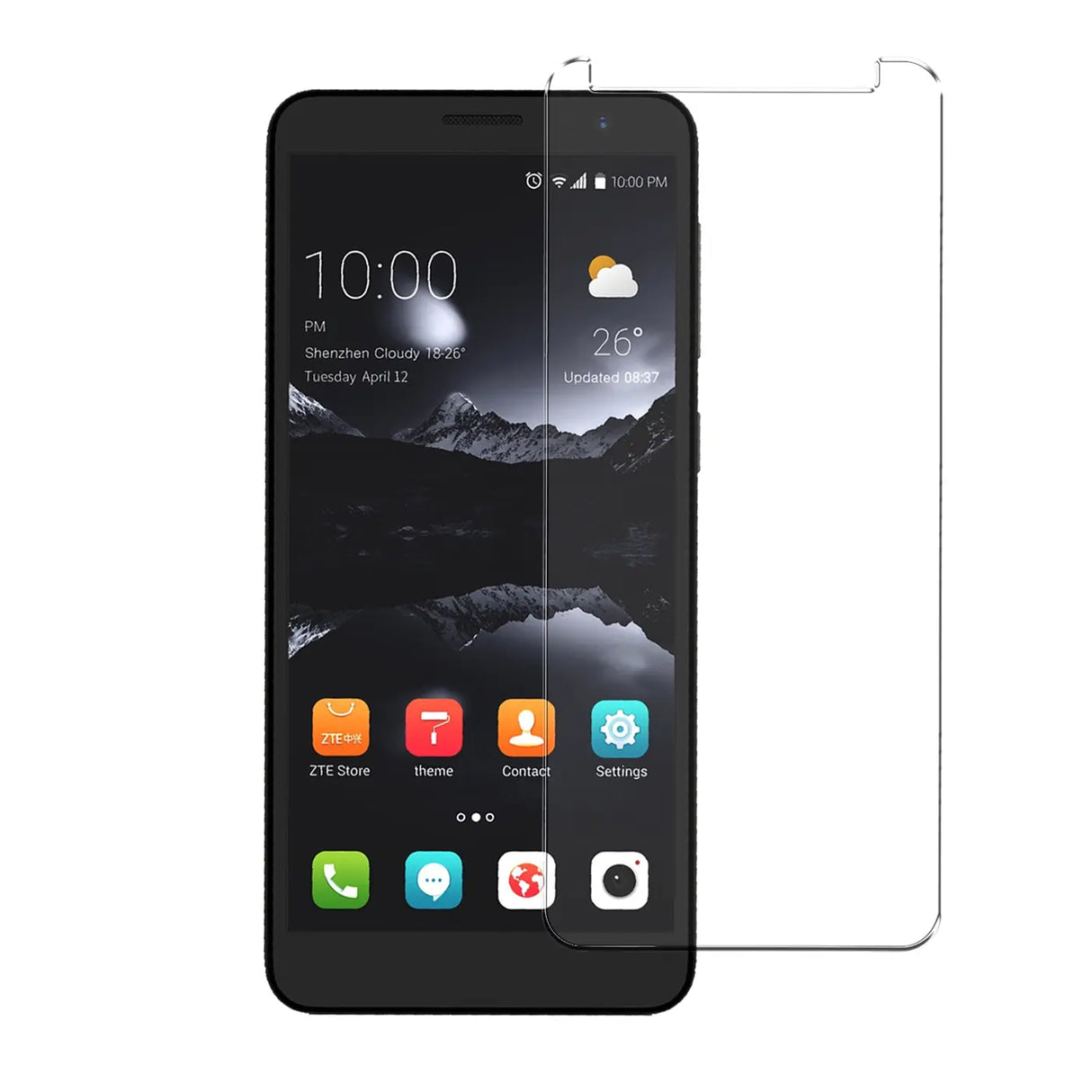 Kratzfeste und bruchsichere 9H Panzerfolie für ZTE Blade A530