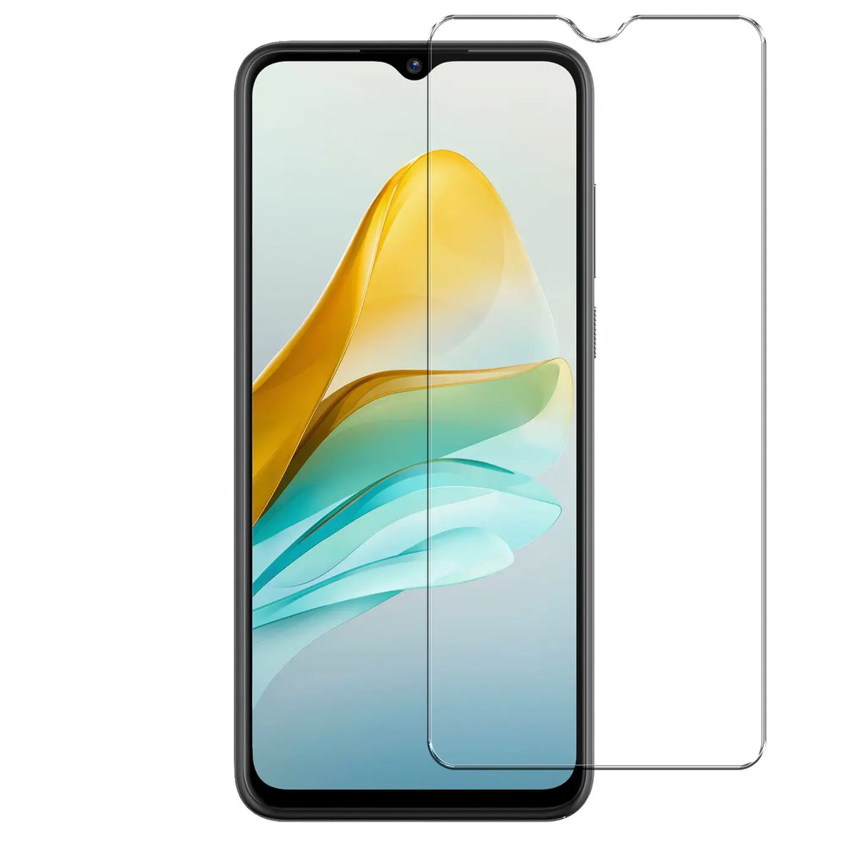 Kratzfeste und bruchsichere 9H Panzerfolie für ZTE Blade A53 Plus