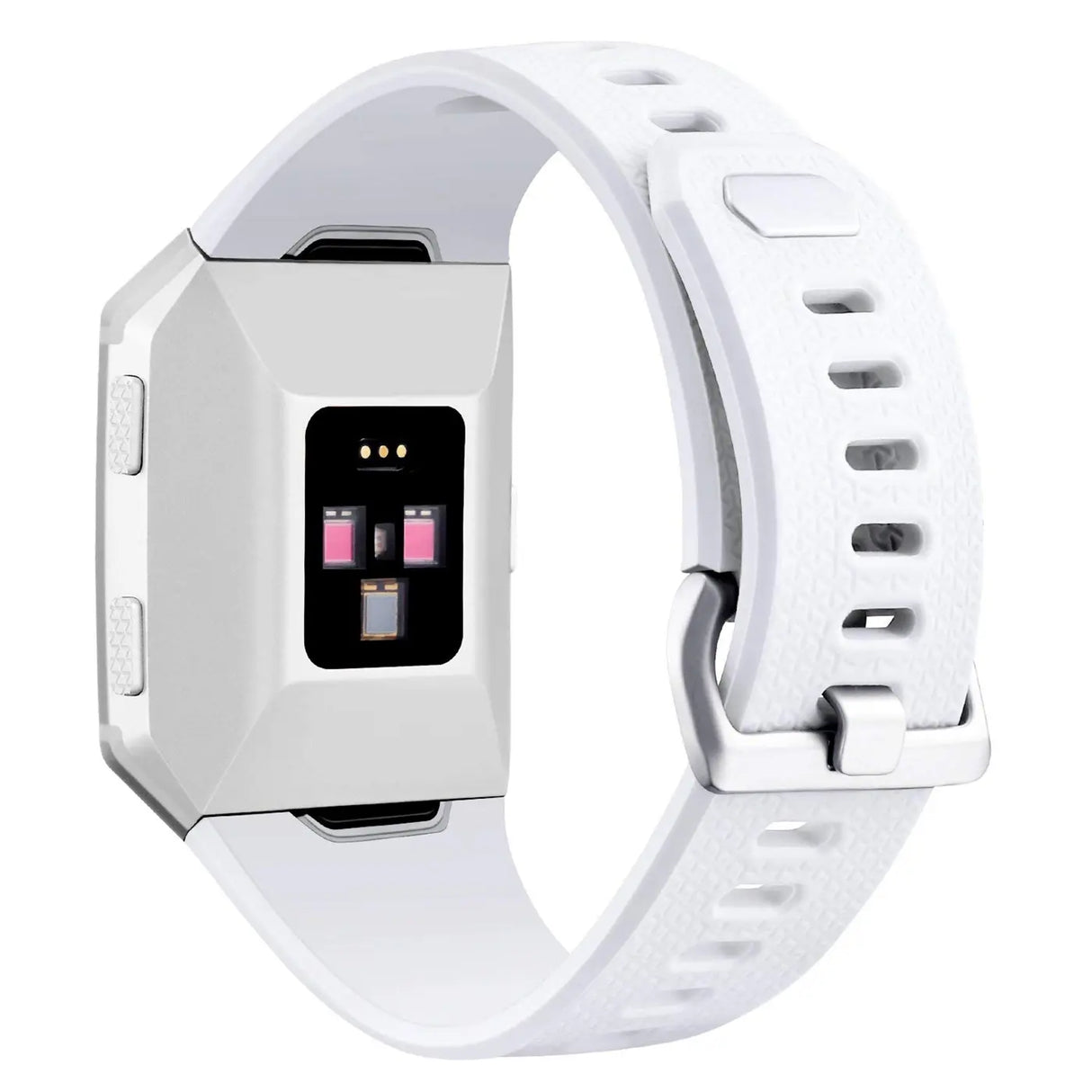 Flexibles Silikonarmband für Fitbit Ionic Smartwatch, strapazierfähig, pflegeleicht und in vielen Farben erhältlich – ideal für Alltag & Sport.