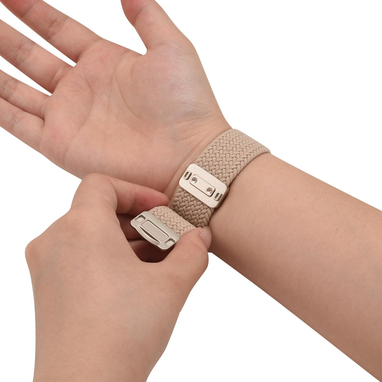 Nylon Loop Armband Apple Watch - Beige