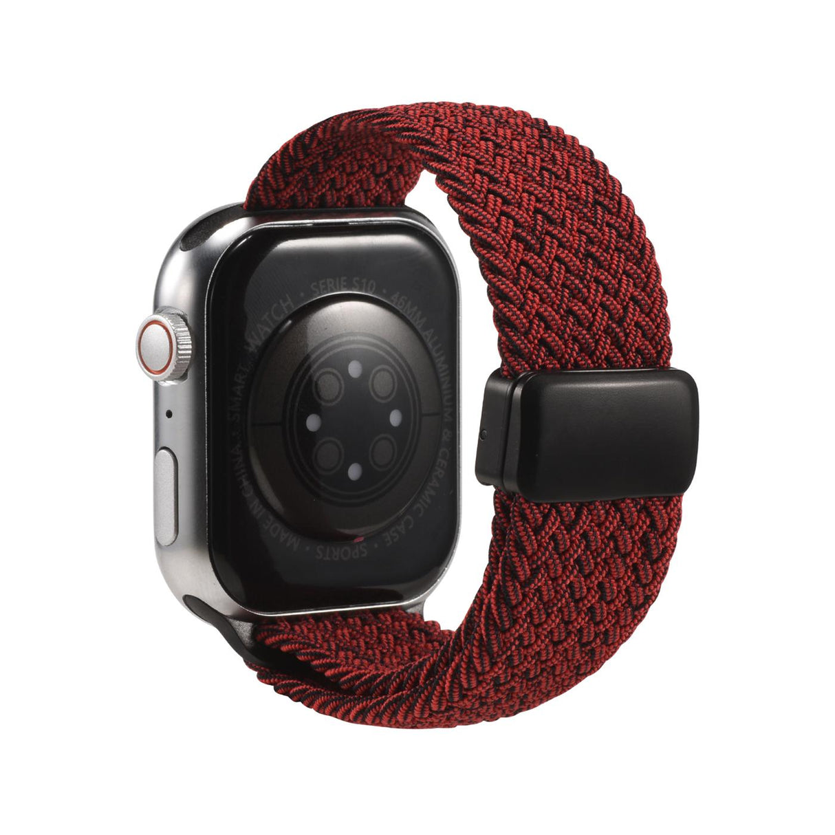 Nylon Loop Armband Apple Watch - Dunkelrot