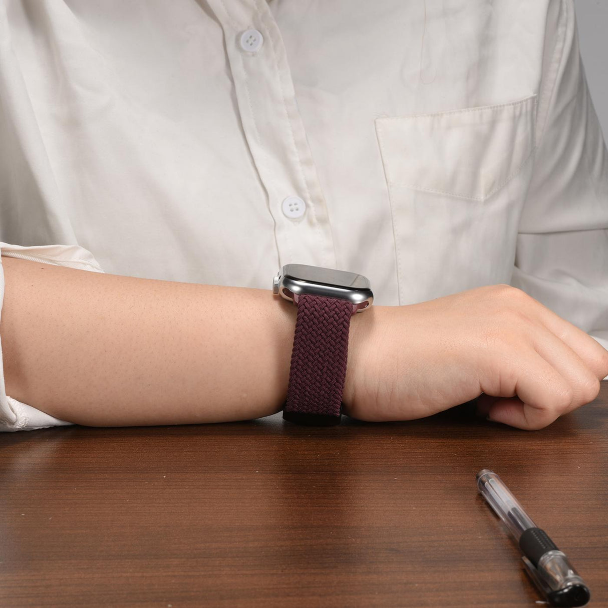 Nylon Loop Armband Apple Watch - Kirschblüte
