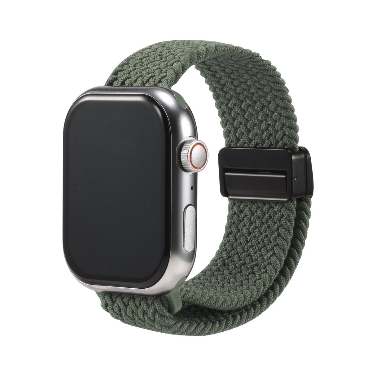 Nylon Loop Armband Apple Watch - Olivgrün