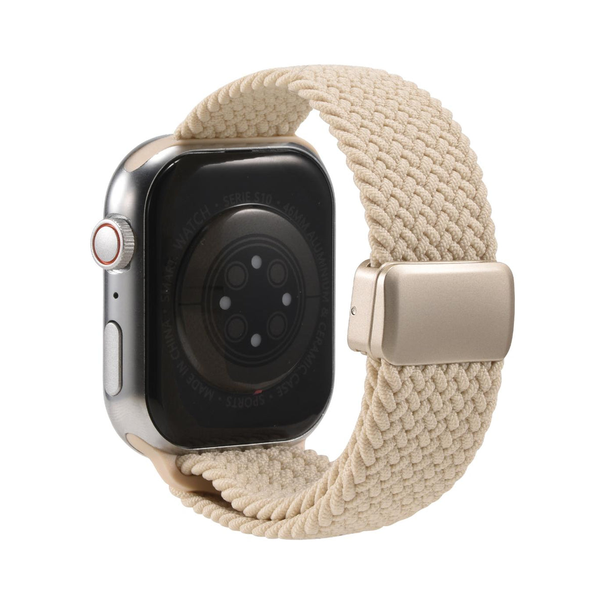 Nylon Loop Armband Apple Watch - Perlbeige