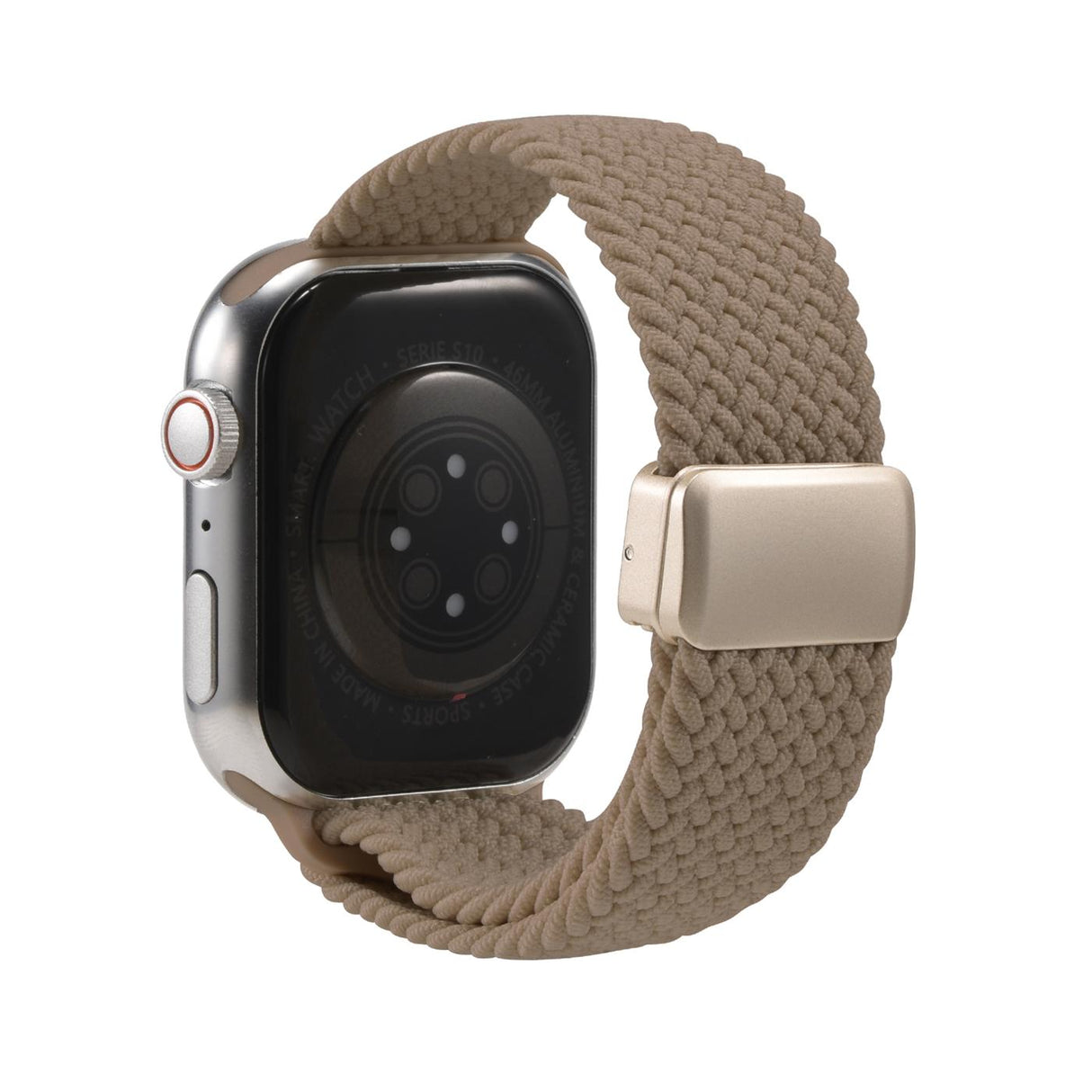 Nylon Loop Armband Apple Watch - Tonbraun