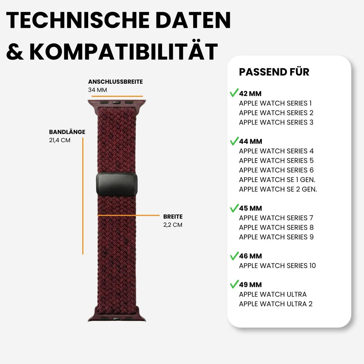 Kompatibilität 42/44/45/49mm - Kirschblüte