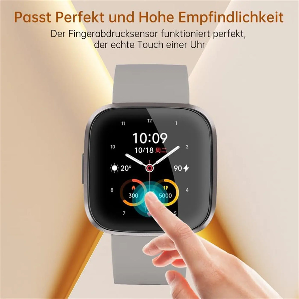 TPU Schutzfolie für Fitbit Versa / 2 – flexible Folie für Display