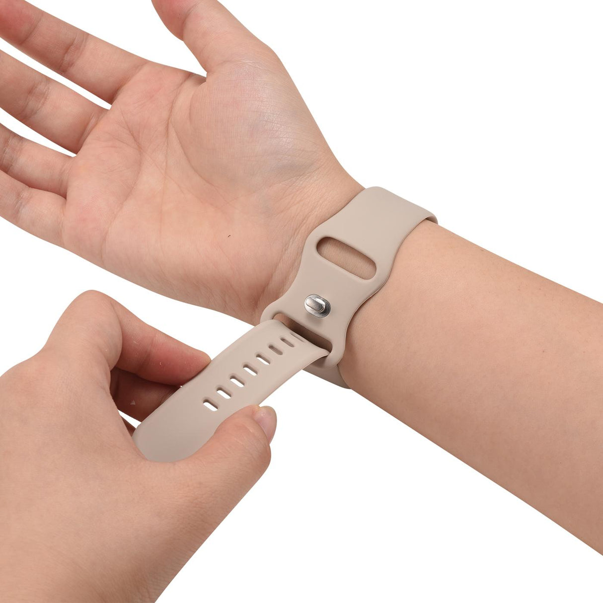 Silikon Butterfly Armband Apple Watch - Champagner
