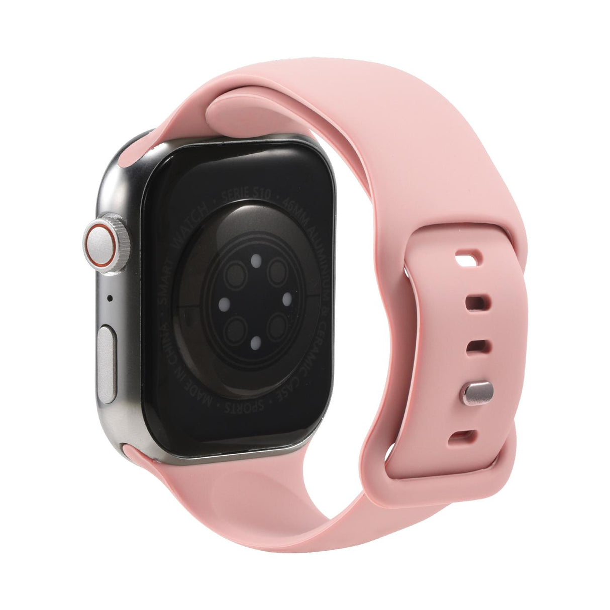 Silikon Butterfly Armband Apple Watch - Hellrosa
