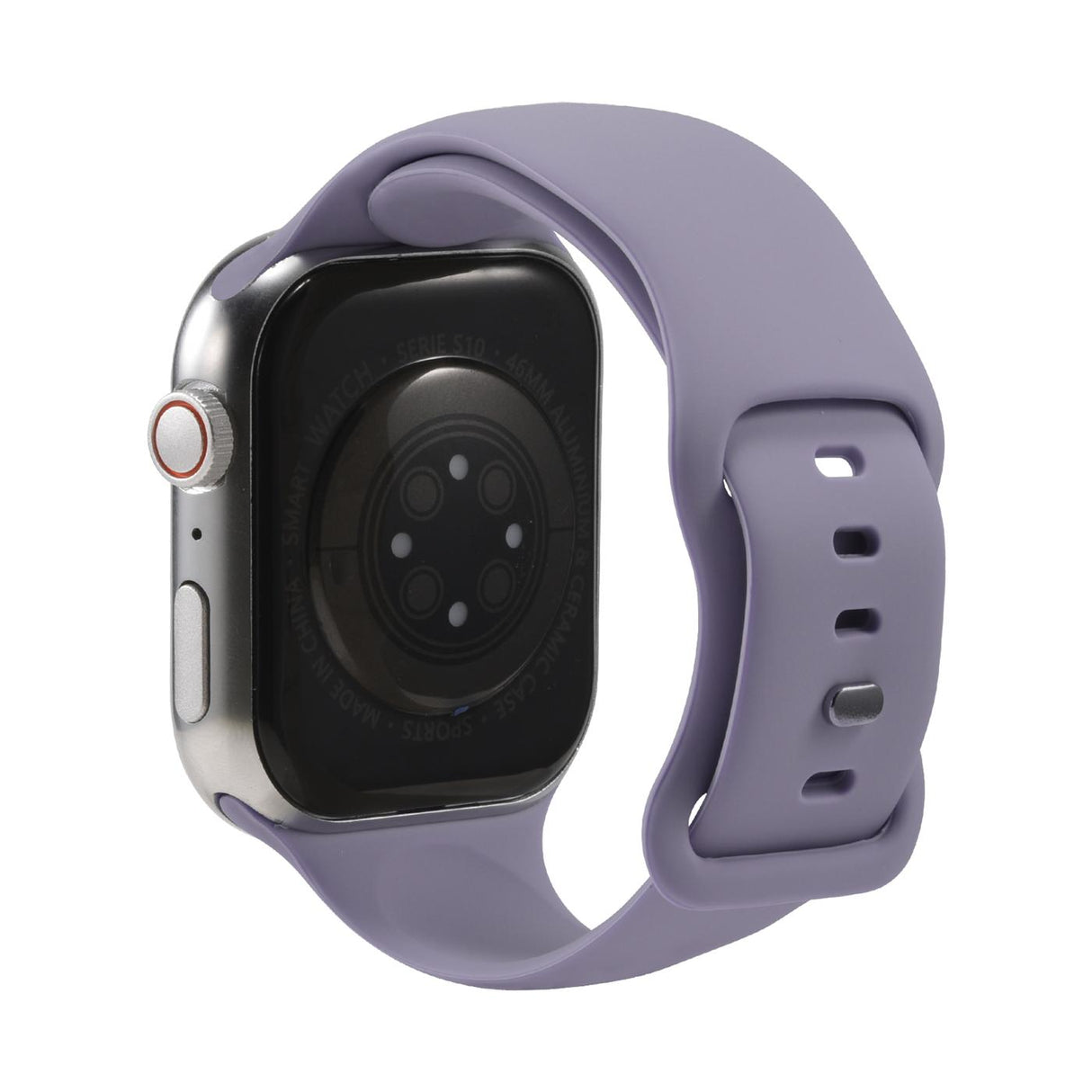 Silikon Butterfly Armband Apple Watch - Lavendelgrau