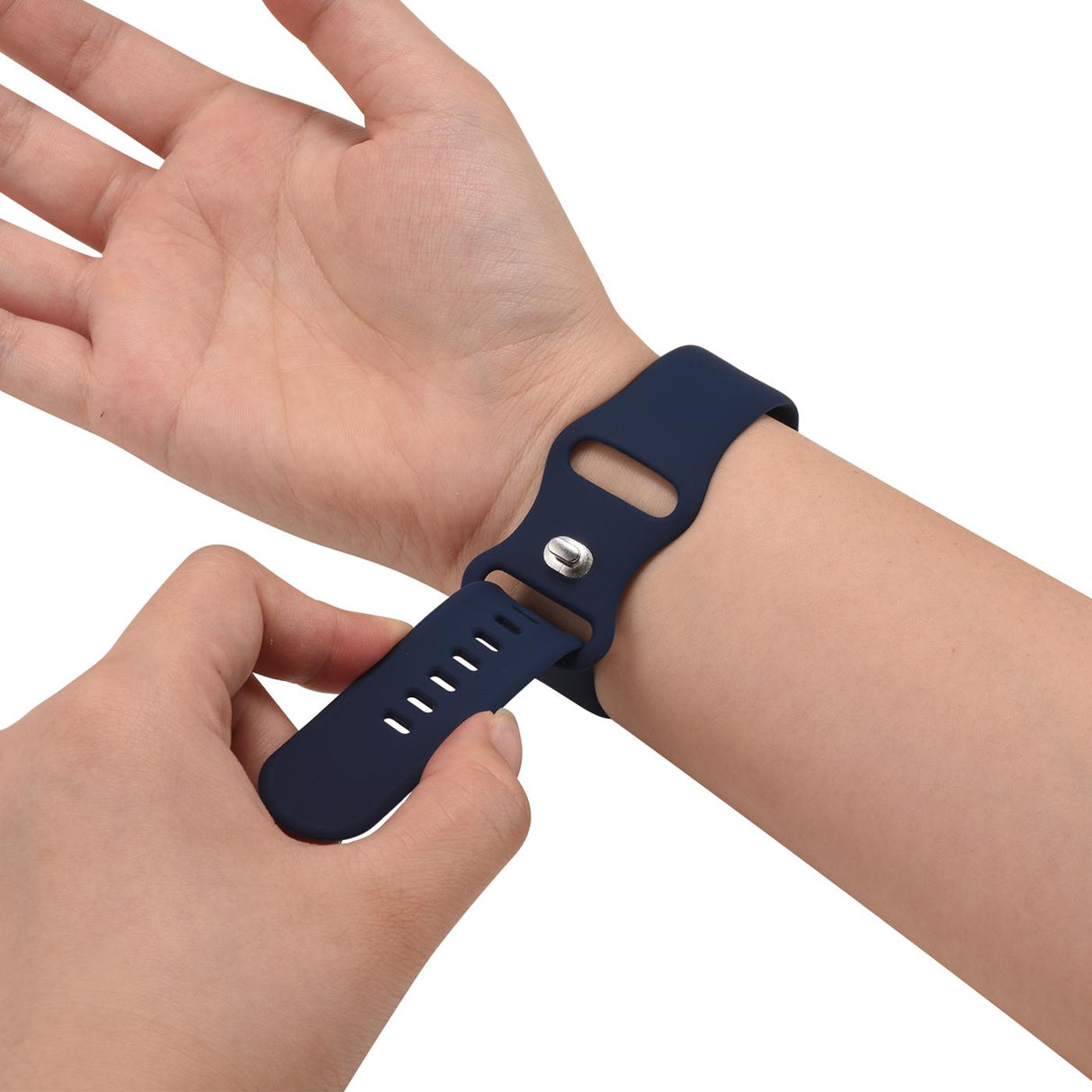 Silikon Butterfly Armband Apple Watch - Mitternachtsblau