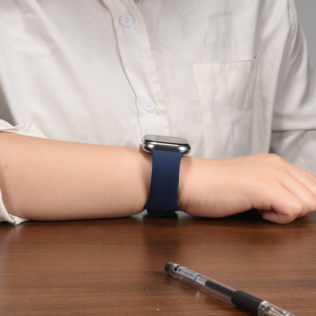 Silikon Butterfly Armband Apple Watch - Mitternachtsblau