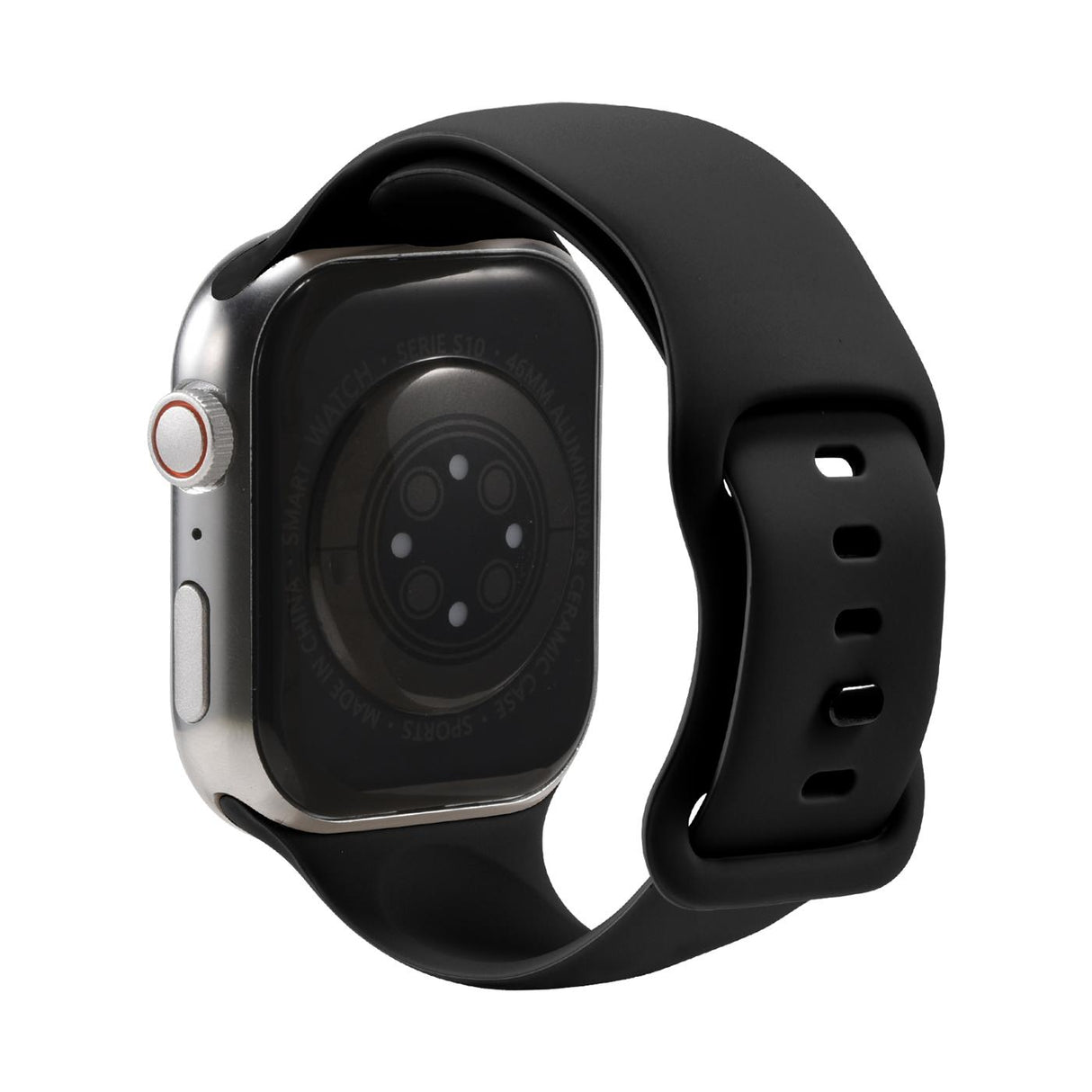 Silikon Butterfly Armband Apple Watch - Schwarz