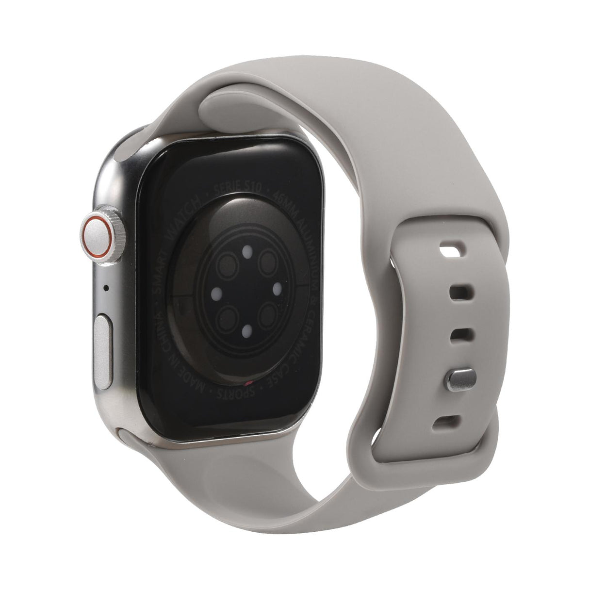 Silikon Butterfly Armband Apple Watch - Wolkengrau