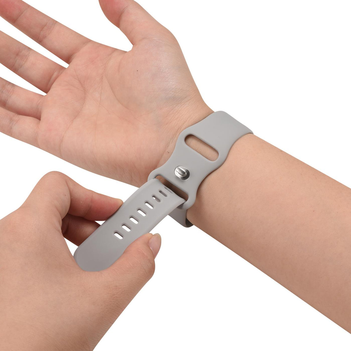 Silikon Butterfly Armband Apple Watch - Wolkengrau