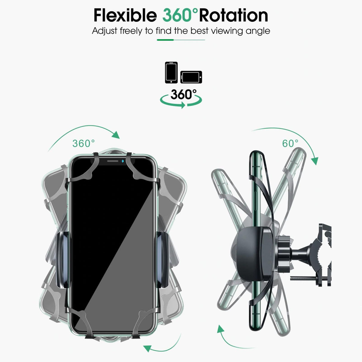 Halterung Fahrrad Lenker Gummi Holder