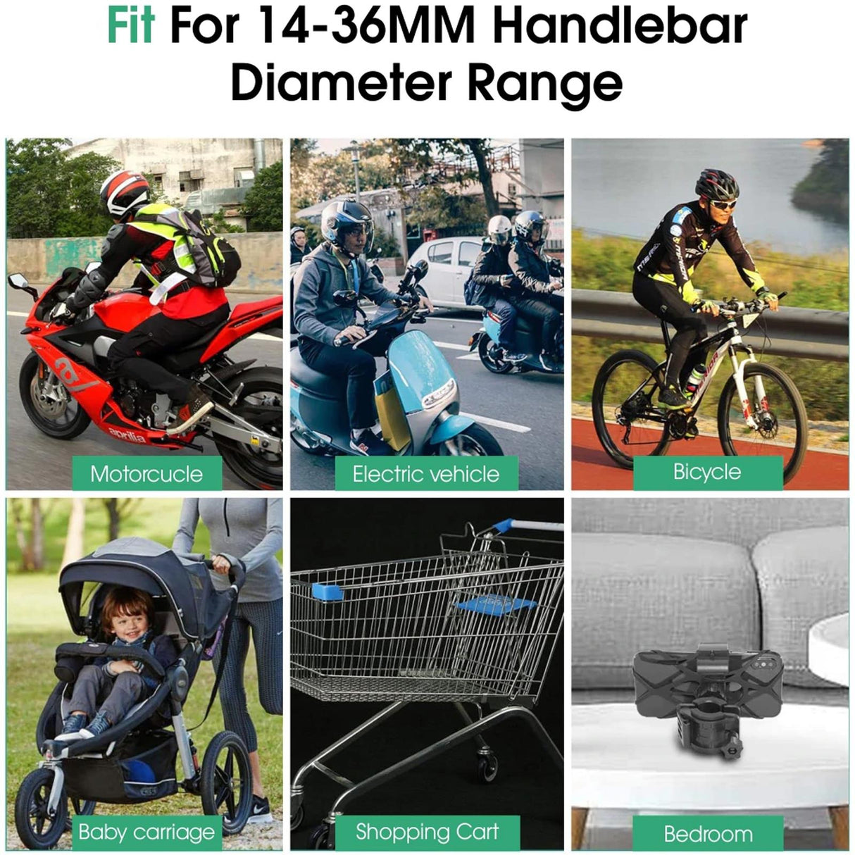 Halterung Fahrrad Lenker Gummi Holder