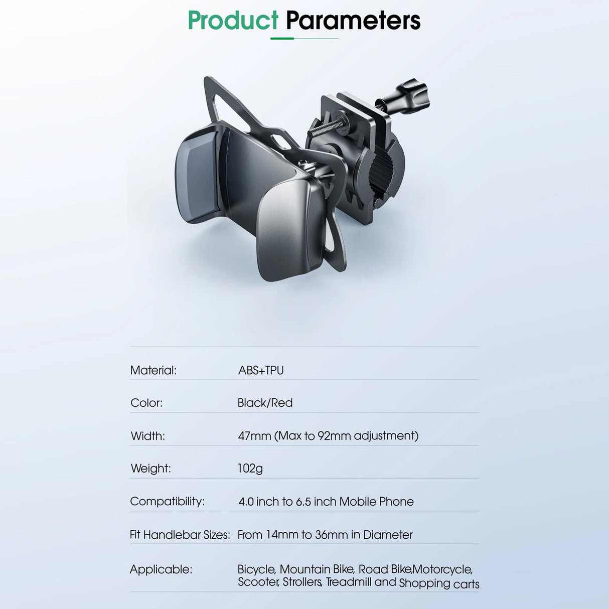 Halterung Fahrrad Lenker Gummi Holder