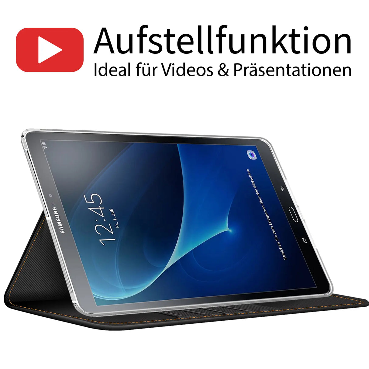Elegante Klapphülle mit Magnetverschluss für Samsung Galaxy Tab A 10.1 2016 Tablet – Schützend und stilvoll