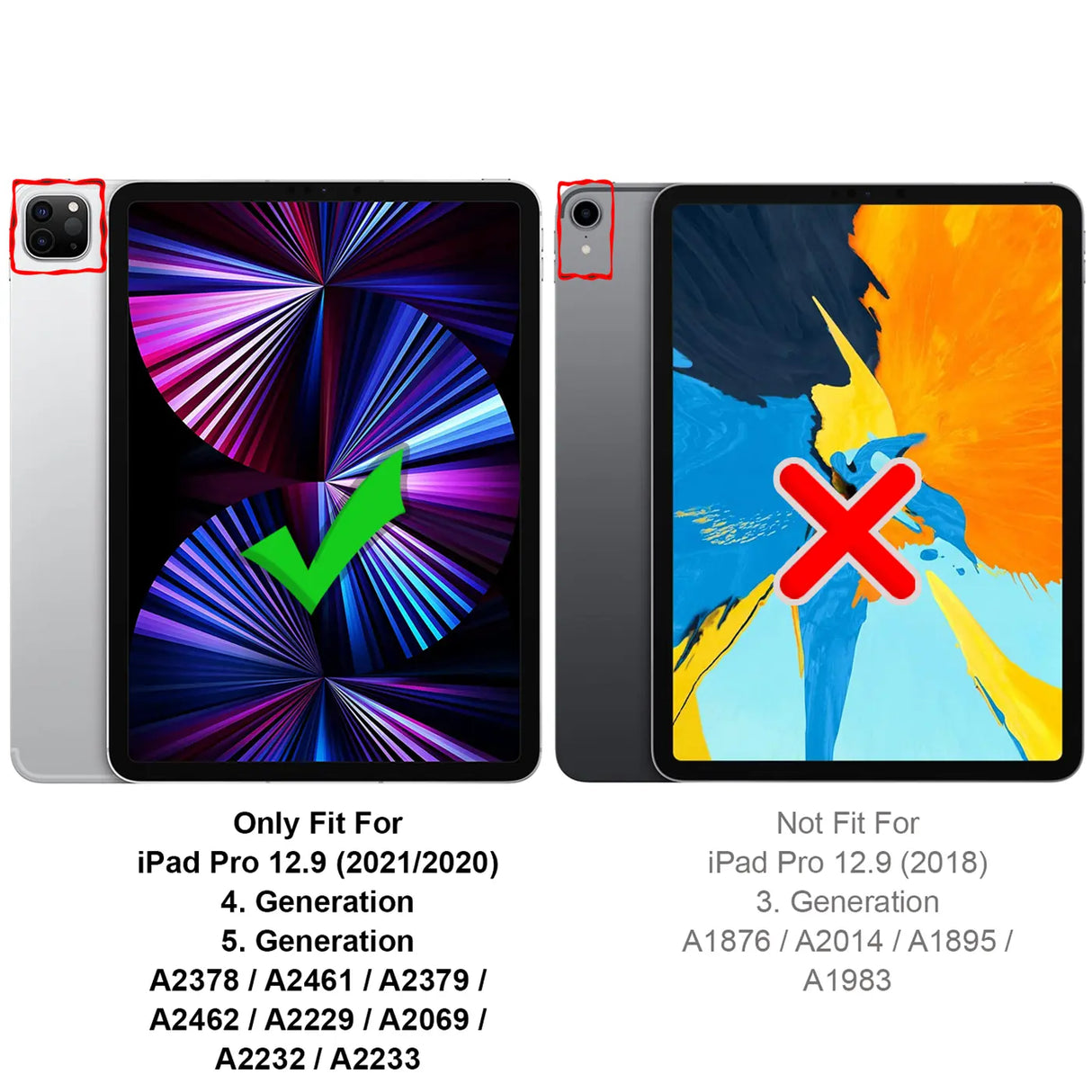 Displayschutzglas aus gehärtetem Glas für iPad Pro 12.9 2020 – Kratzfest und blasenfreie Installation