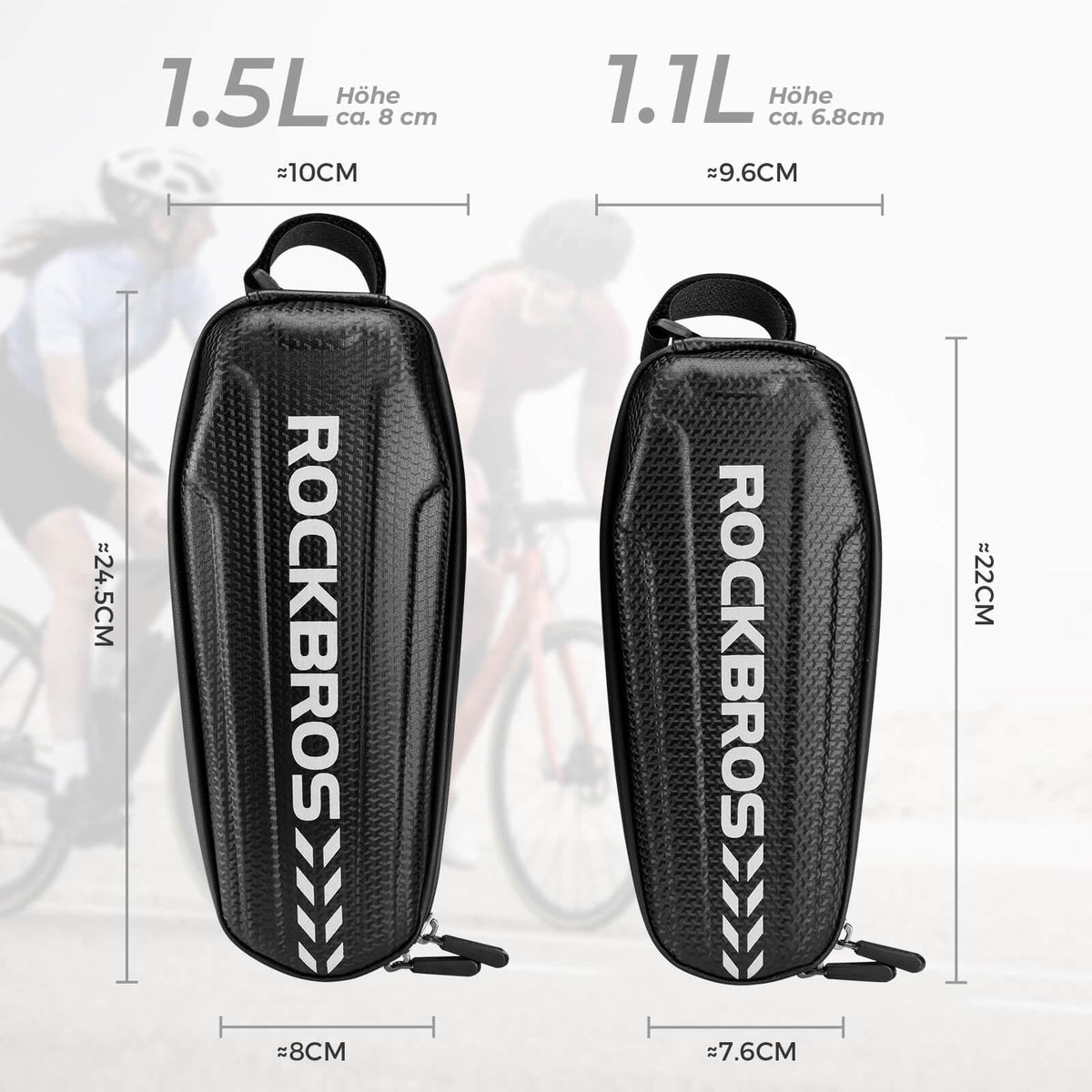 Rockbros Fahrrad Oberrohrtasche Wasserdicht L (1,5 l)