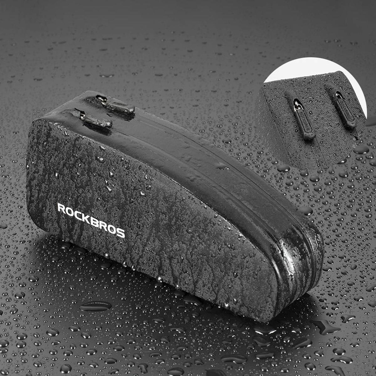 Rockbros Fahrrad-Oberrohrtasche wasserdicht M (1 l)