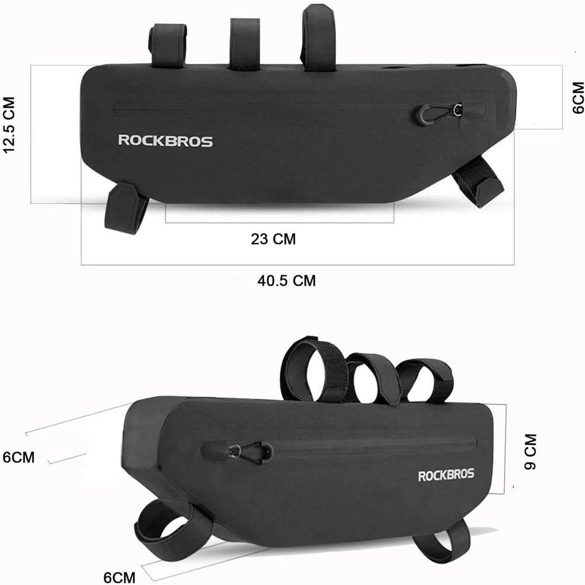 Rockbros Fahrrad Rahmentasche 3L – Wasserabweisend Default Title