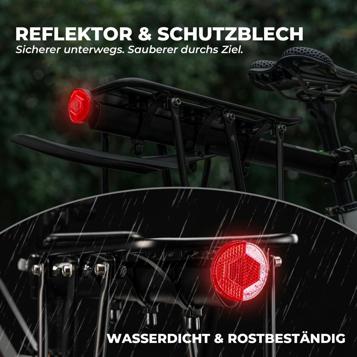 Rockbros Fahrrad-Gepäckträger aus Aluminium Default Title