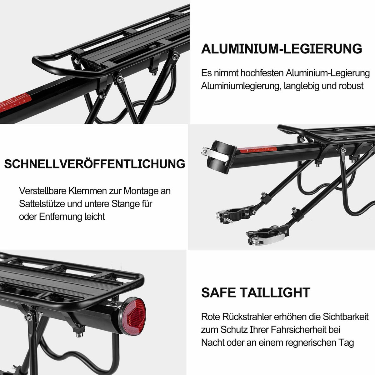 Rockbros Fahrradgepäckträger mit Schnellspanner Default Title