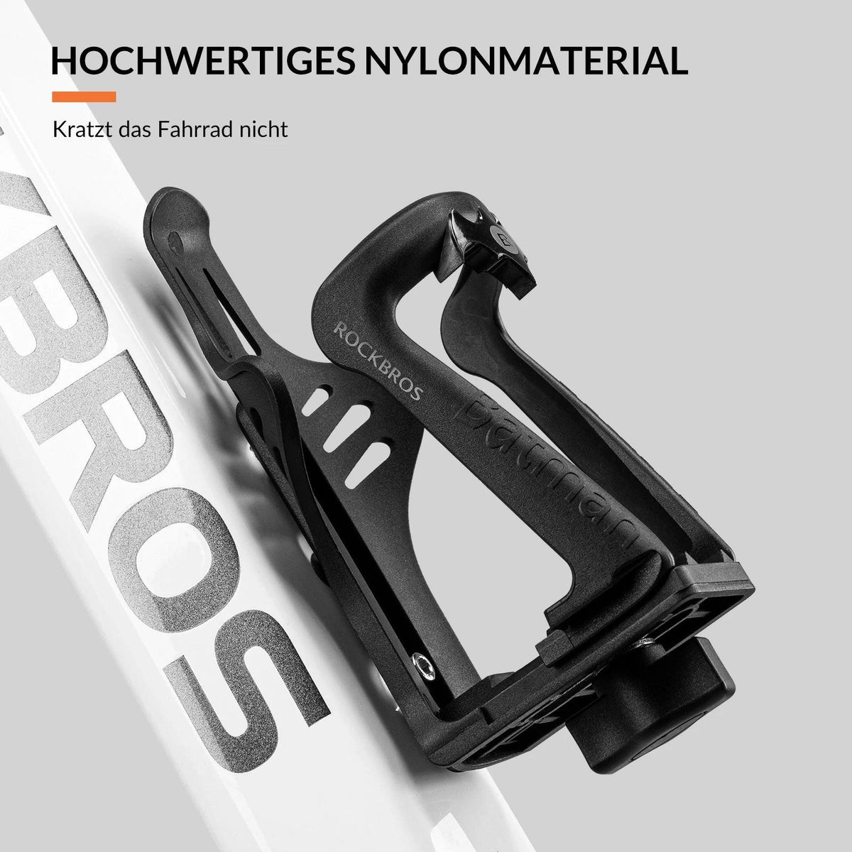 Rockbros Fahrrad-Flaschenhalter Verstellbar Schwarz Default Title