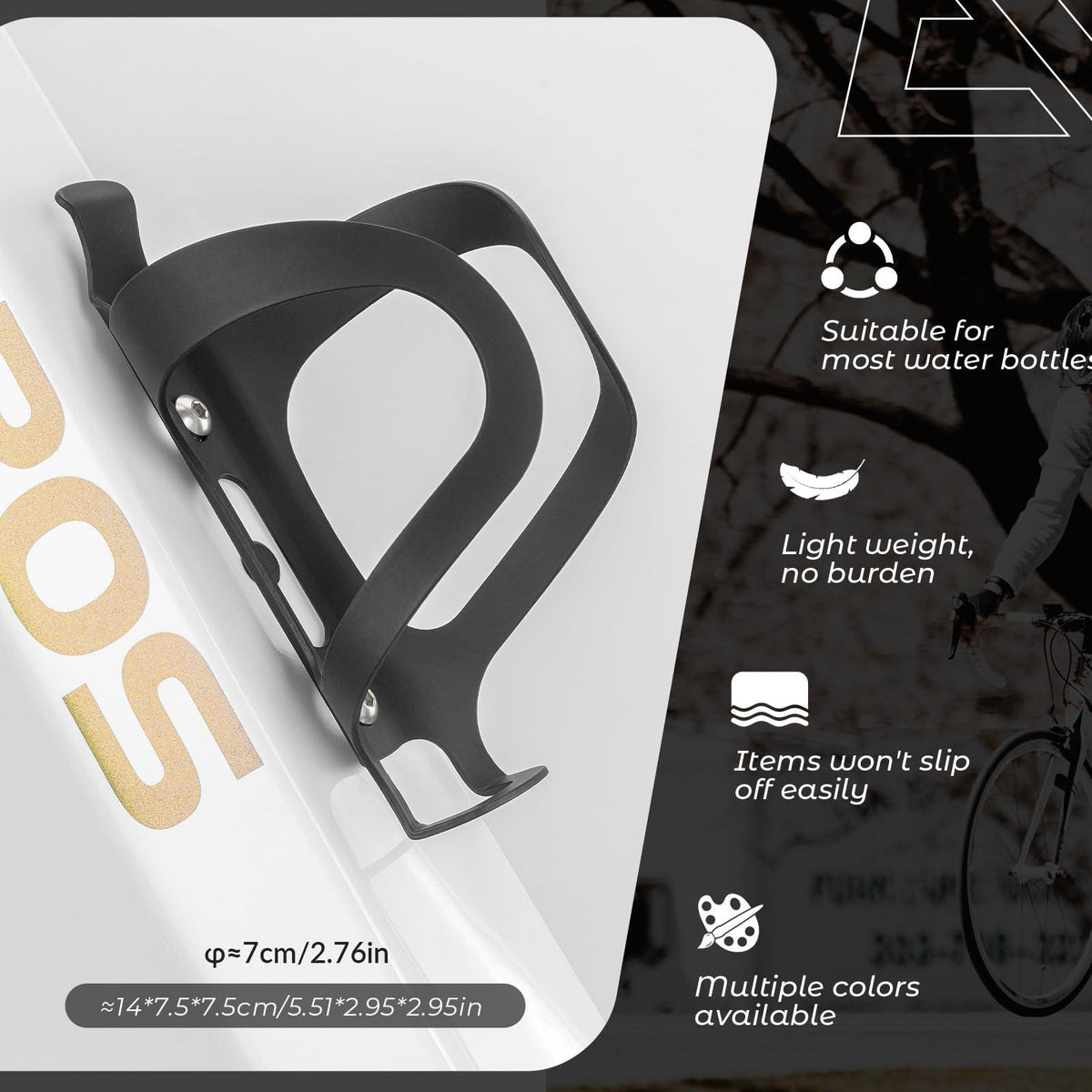 Rockbros Fahrrad-Flaschenhalter aus Aluminium – 40 g Default Title