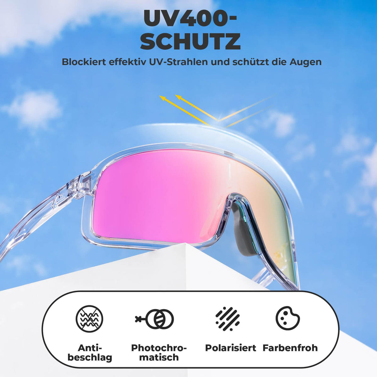 Rockbros Fahrradbrille SHOWDOW – Selbsttönend Default Title