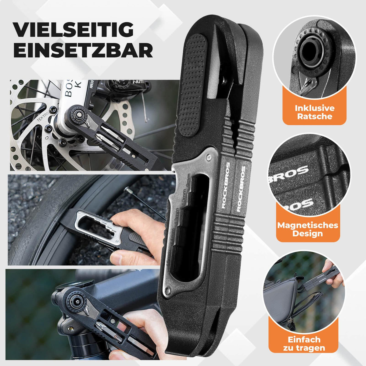 Rockbros 16 in 1 Fahrrad Mini Tool Werkzeugset Default Title