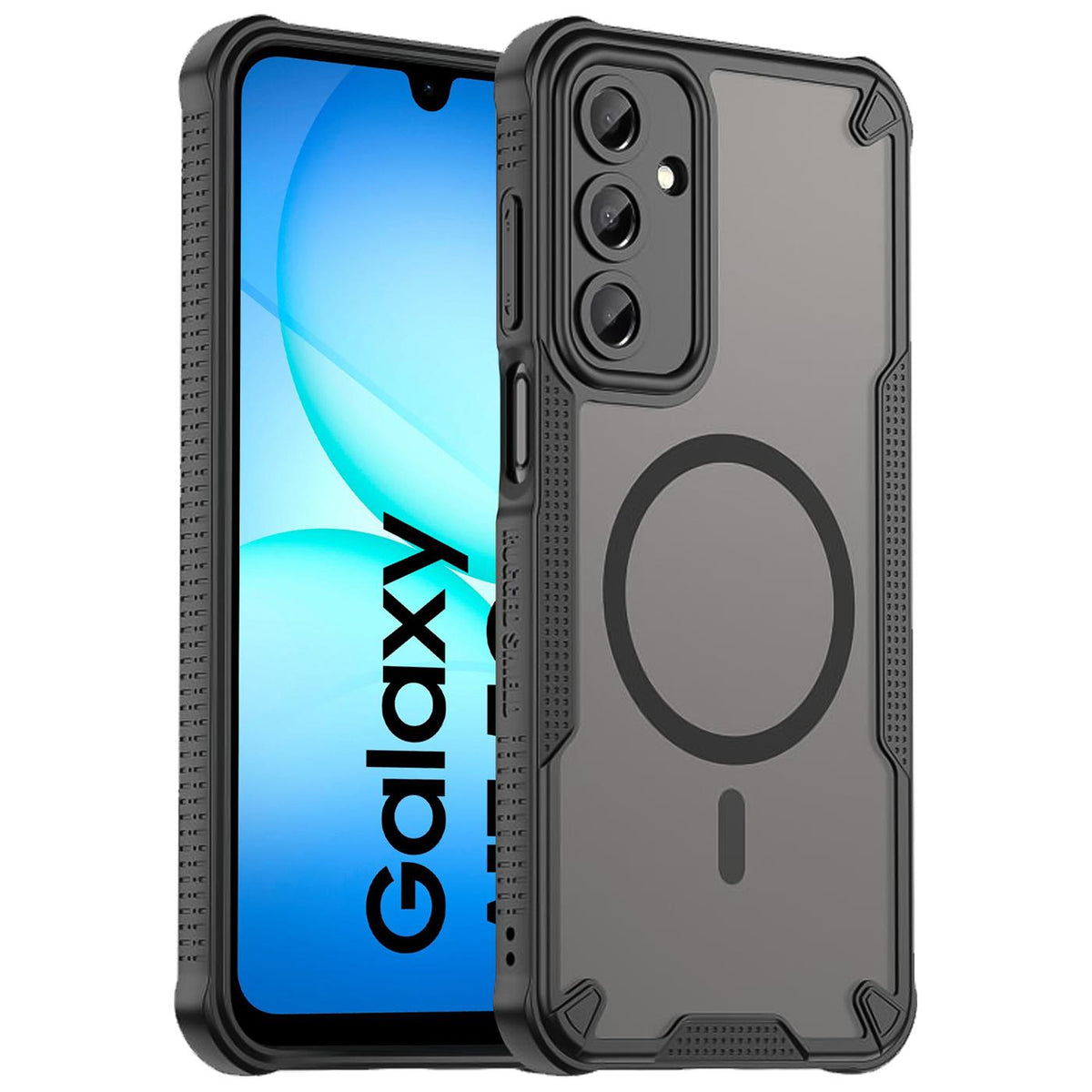 Samsung Galaxy A18 - Defender MagSafe Case Stoßfest Schwarz