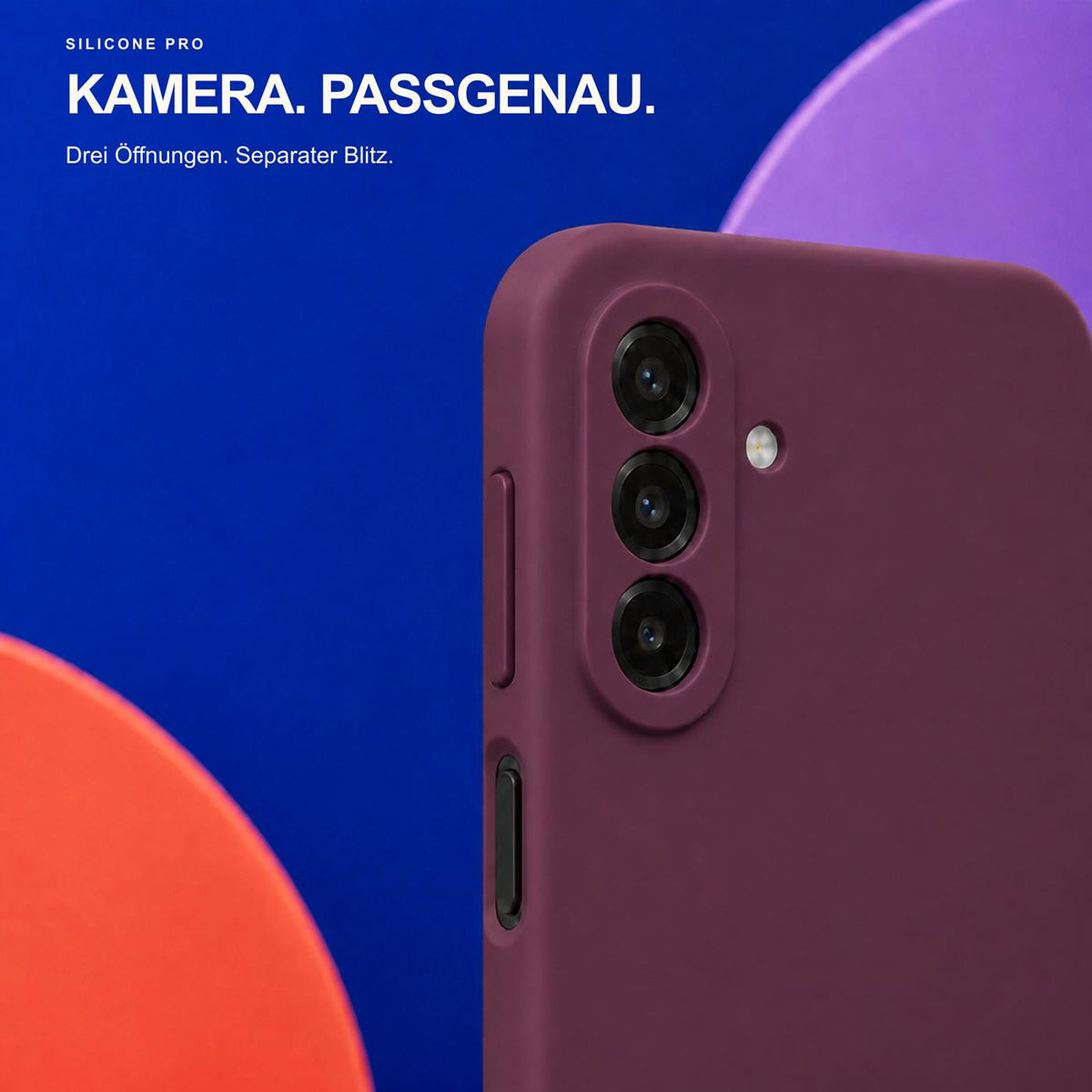 Samsung Galaxy A18 - Silikon Hülle Soft-Touch Bordeaux