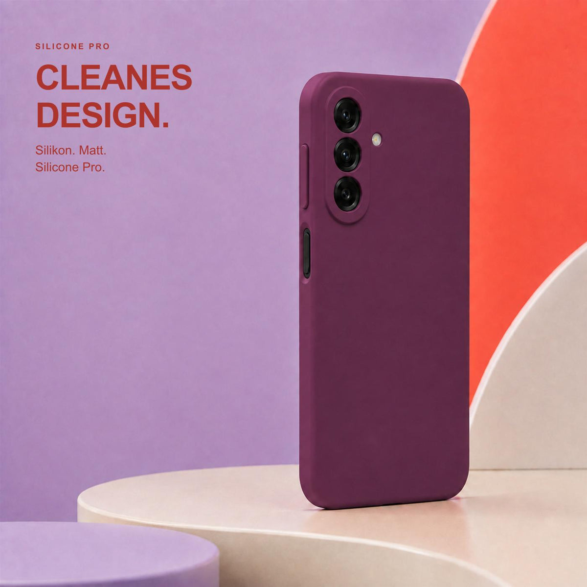 Samsung Galaxy A18 - Silikon Hülle Soft-Touch Bordeaux