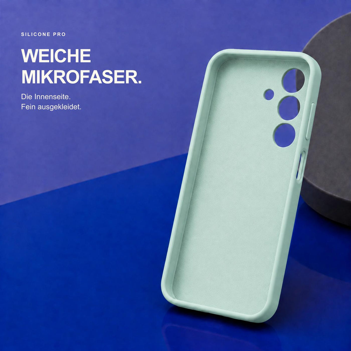 Samsung Galaxy A18 - Silikon Hülle Soft-Touch Himmelblau