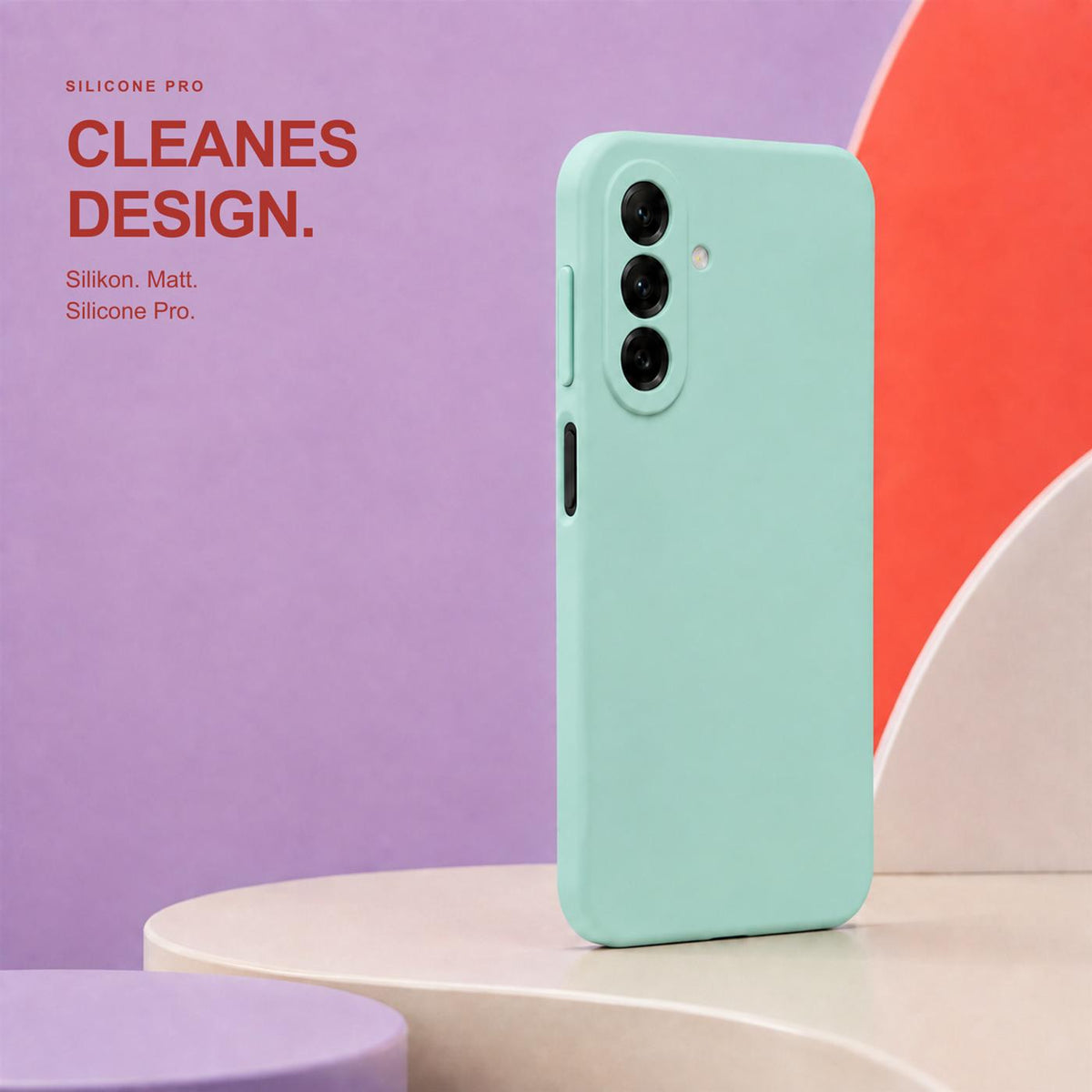 Samsung Galaxy A18 - Silikon Hülle Soft-Touch Himmelblau