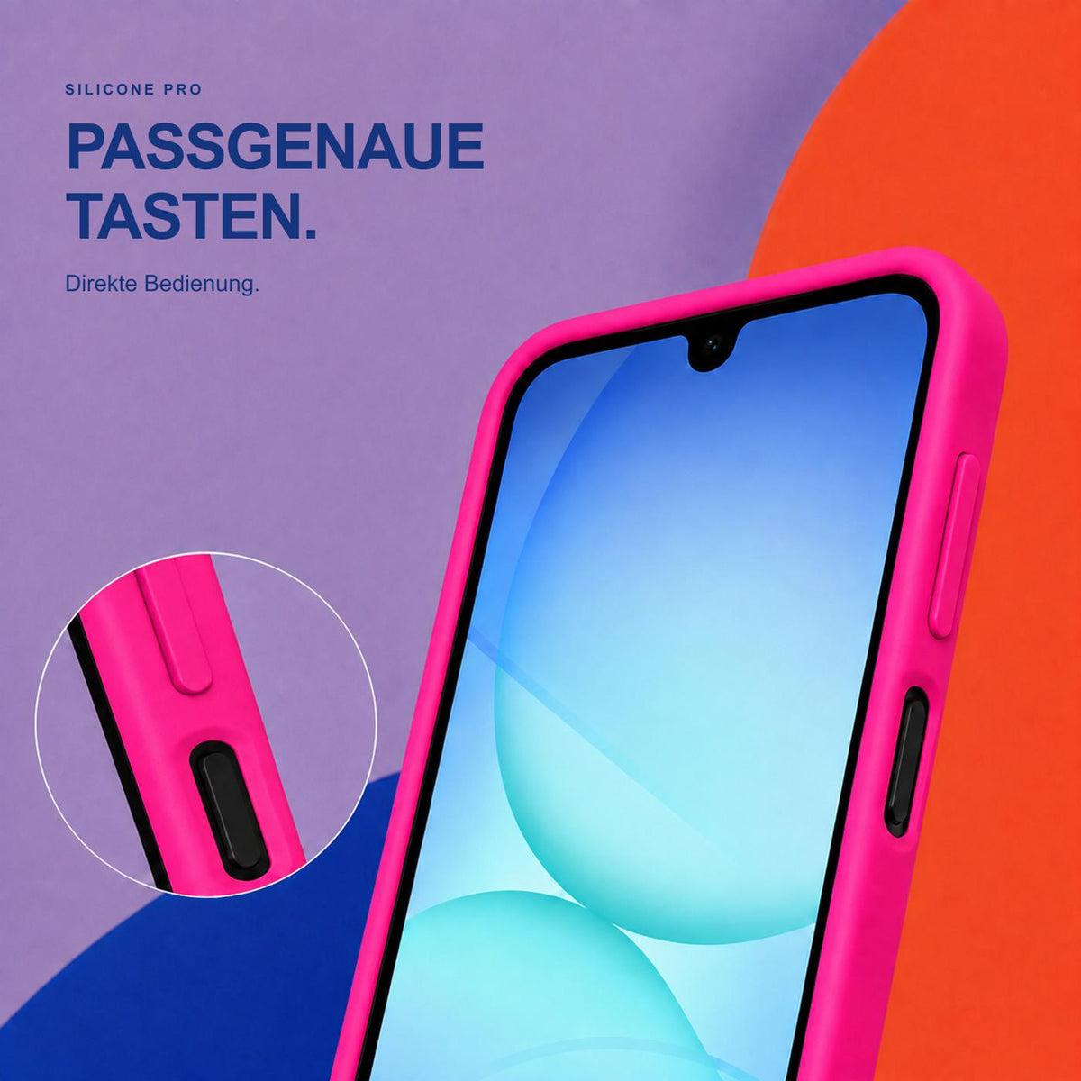 Samsung Galaxy A18 - Silikon Hülle Soft-Touch Magenta